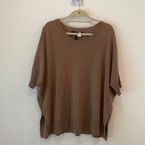 100% Cashmere BCBG Camel Sweater | Medium